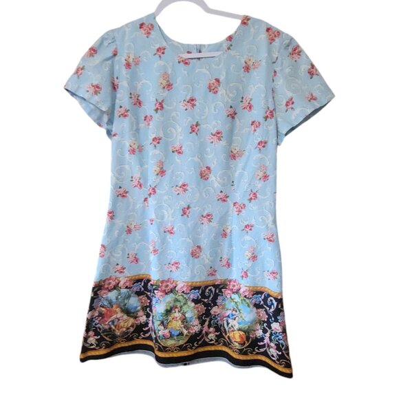 Bernie Dexter Womens Sharon Dress Floral Manor Print 2X Rockabilly Retro Pinup B - Picture 1 of 16